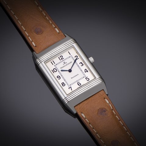 Montre Jaeger-LeCoultre Reverso classique mécanique acier (full set : papiers d’origine, écrin) avec révision mai 2023