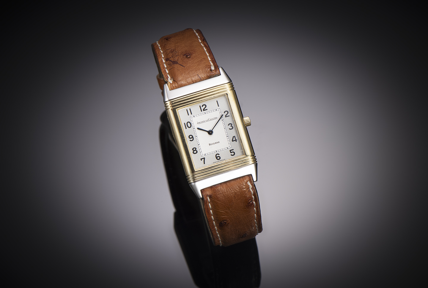 Montre Jaeger-LeCoultre Reverso classique or et acier – Révision janvier 2024-1