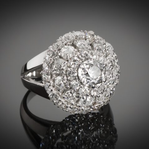 Bague Boucheron diamants (1,80 carat) vers 1950