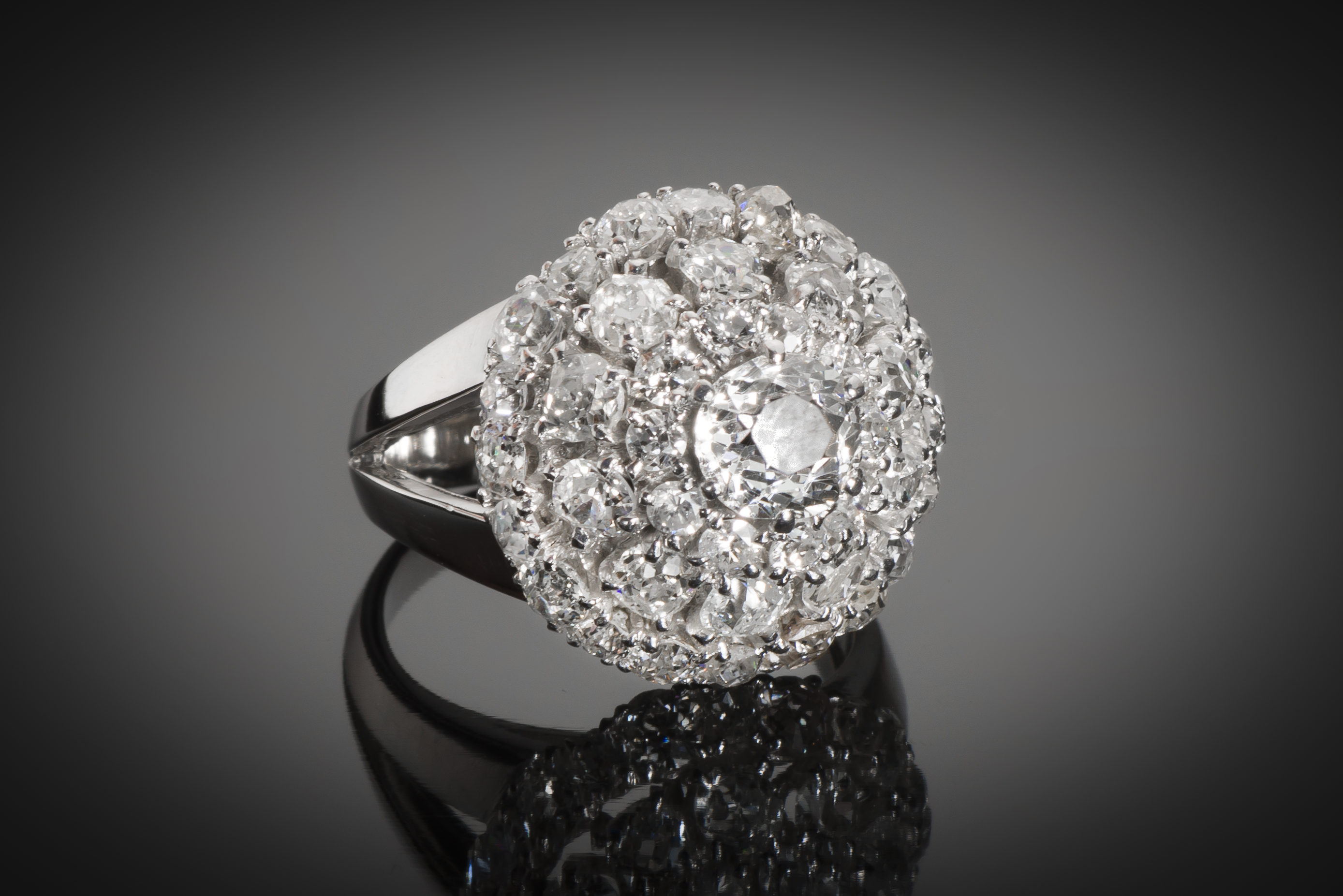 Bague Boucheron diamants (1,80 carat) vers 1950-1