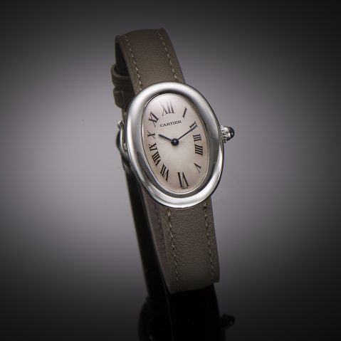 Montre Cartier Baignoire or gris