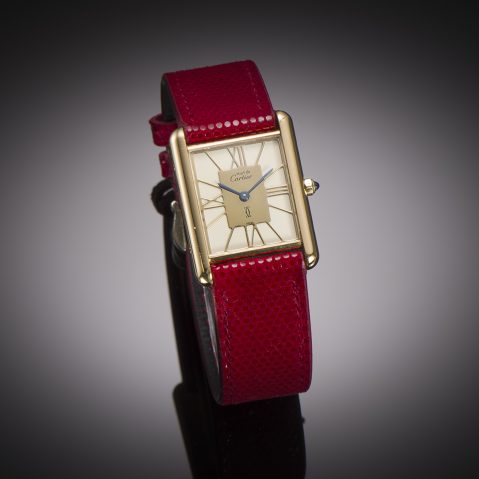 Montre Cartier Tank grand modèle vintage