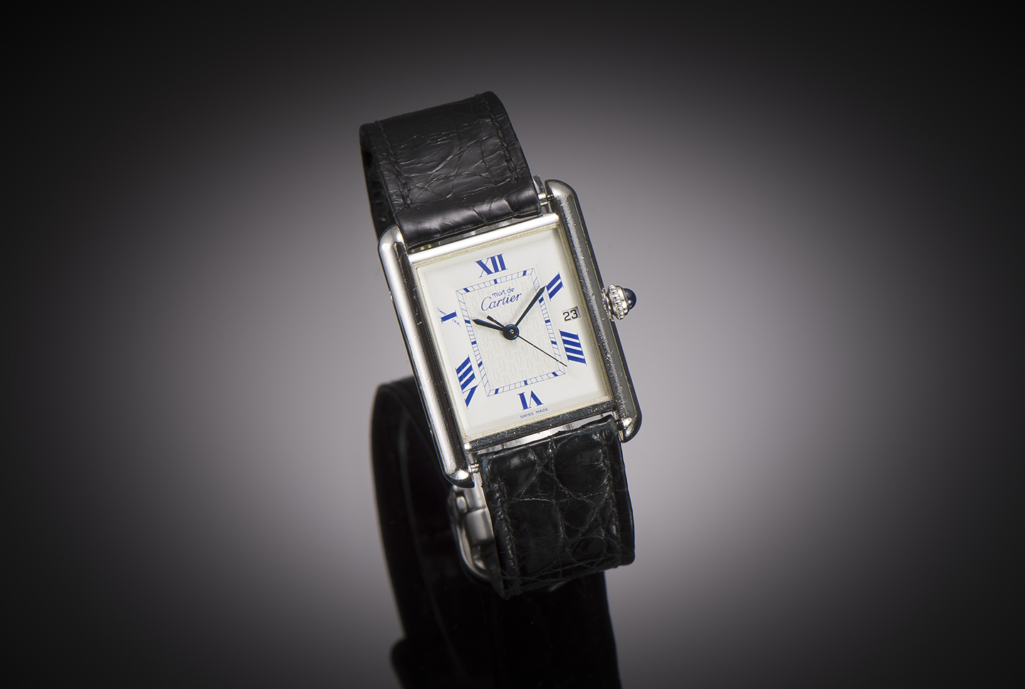 Montre Cartier Tank argent-1