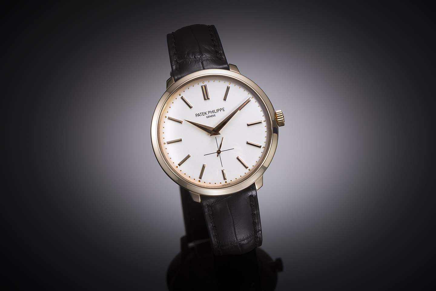 Montre Patek Philippe Calatrava or rose 38 mm-1