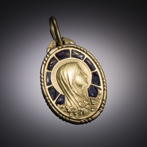 Médaille émaillée début XXe siècle