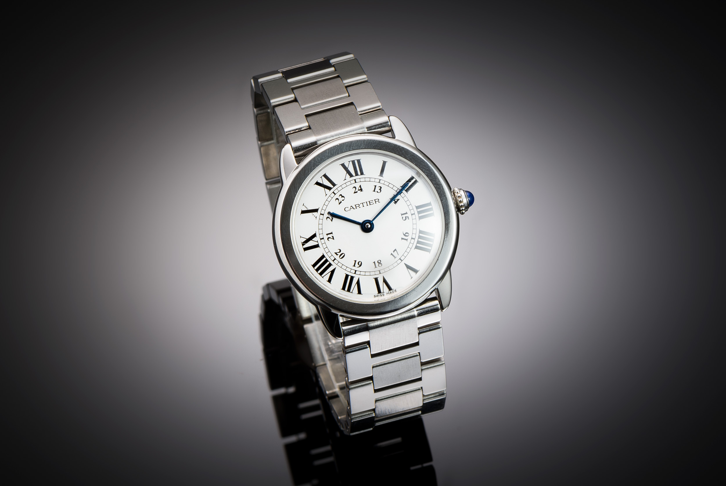 Montre Cartier ronde solo-1