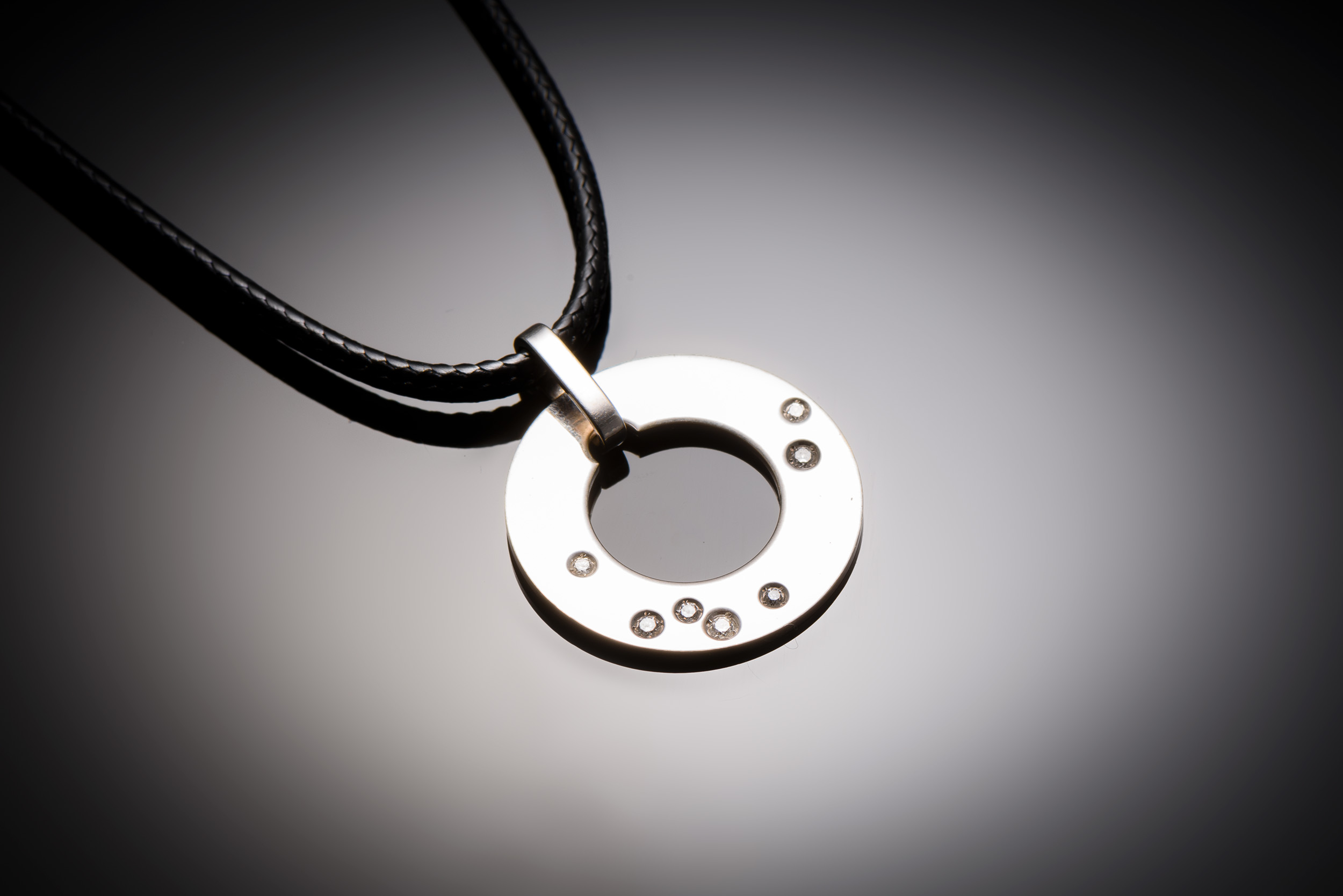 Pendentif Dinh Van diamants grand modèle-1