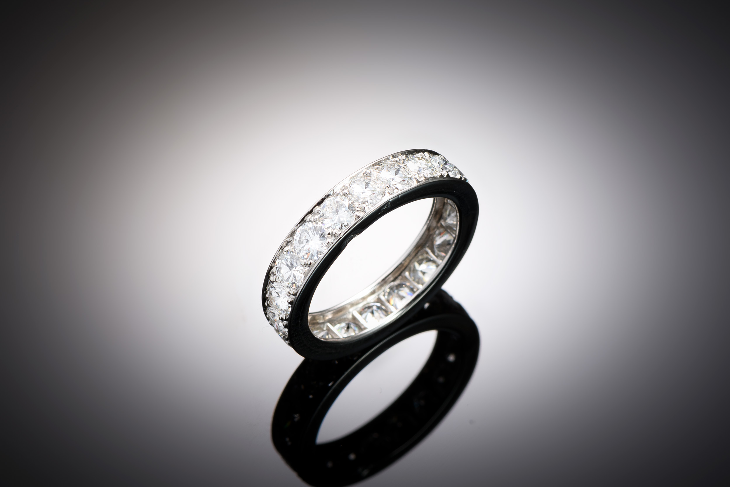 Alliance diamants (1,80 carat) en platine-1