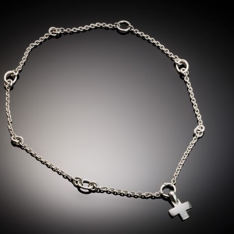 Long collier Pomellato or gris 57 cm – 64,80 grs
