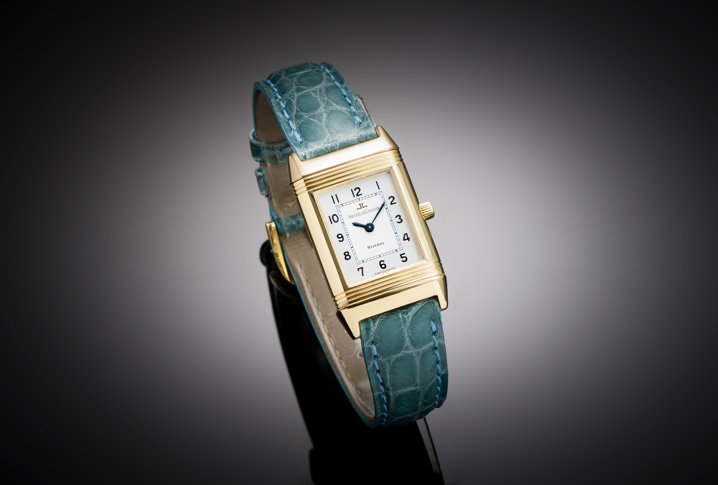 Montre Jaeger-LeCoultre Reverso Lady en or (full set : papiers d’origine et écrin) – Révision février 2024-1