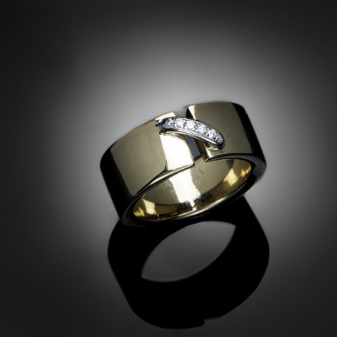 Bague Chaumet diamants 13,31 grs – Taille 57