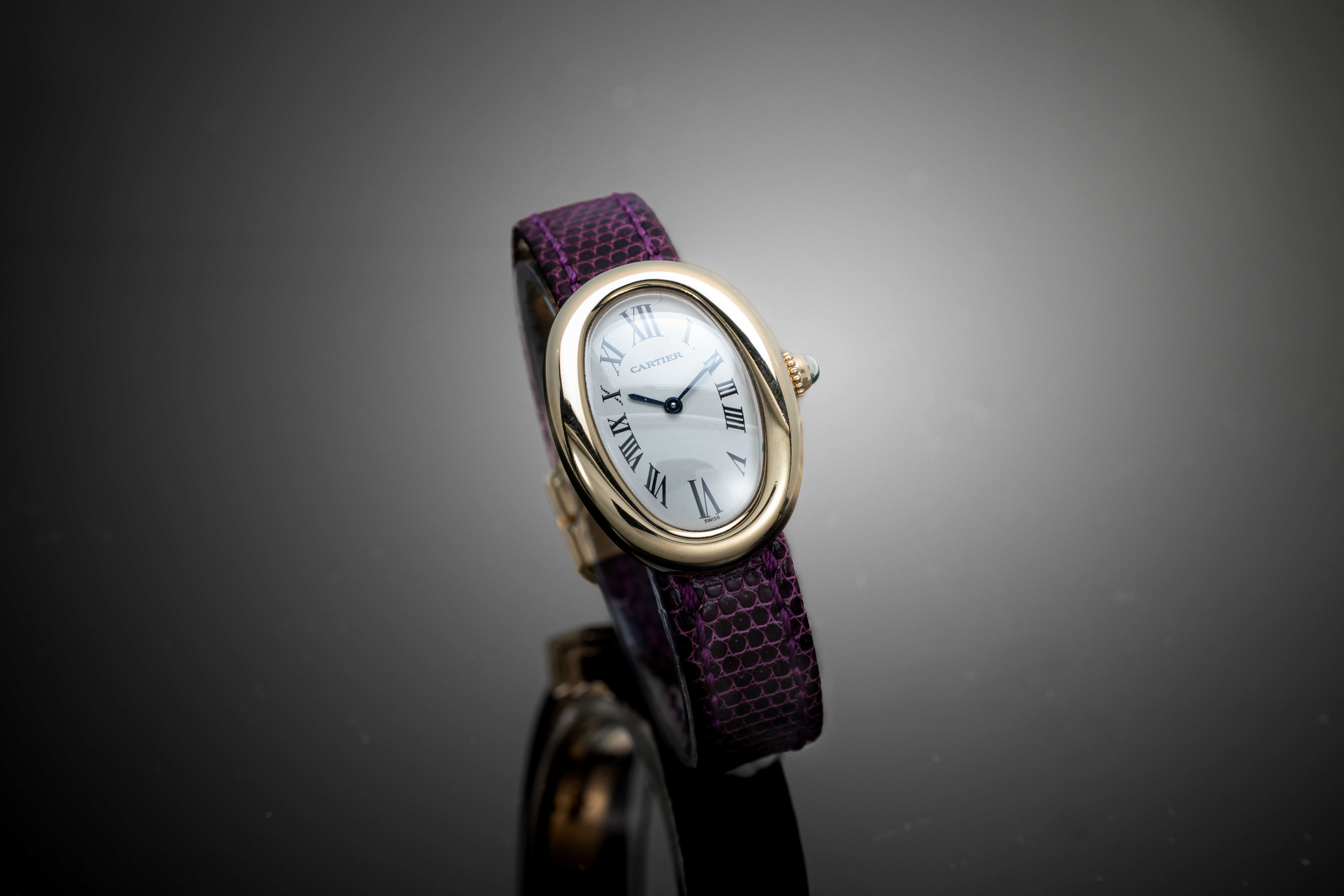 Montre Cartier Baignoire or jaune-1