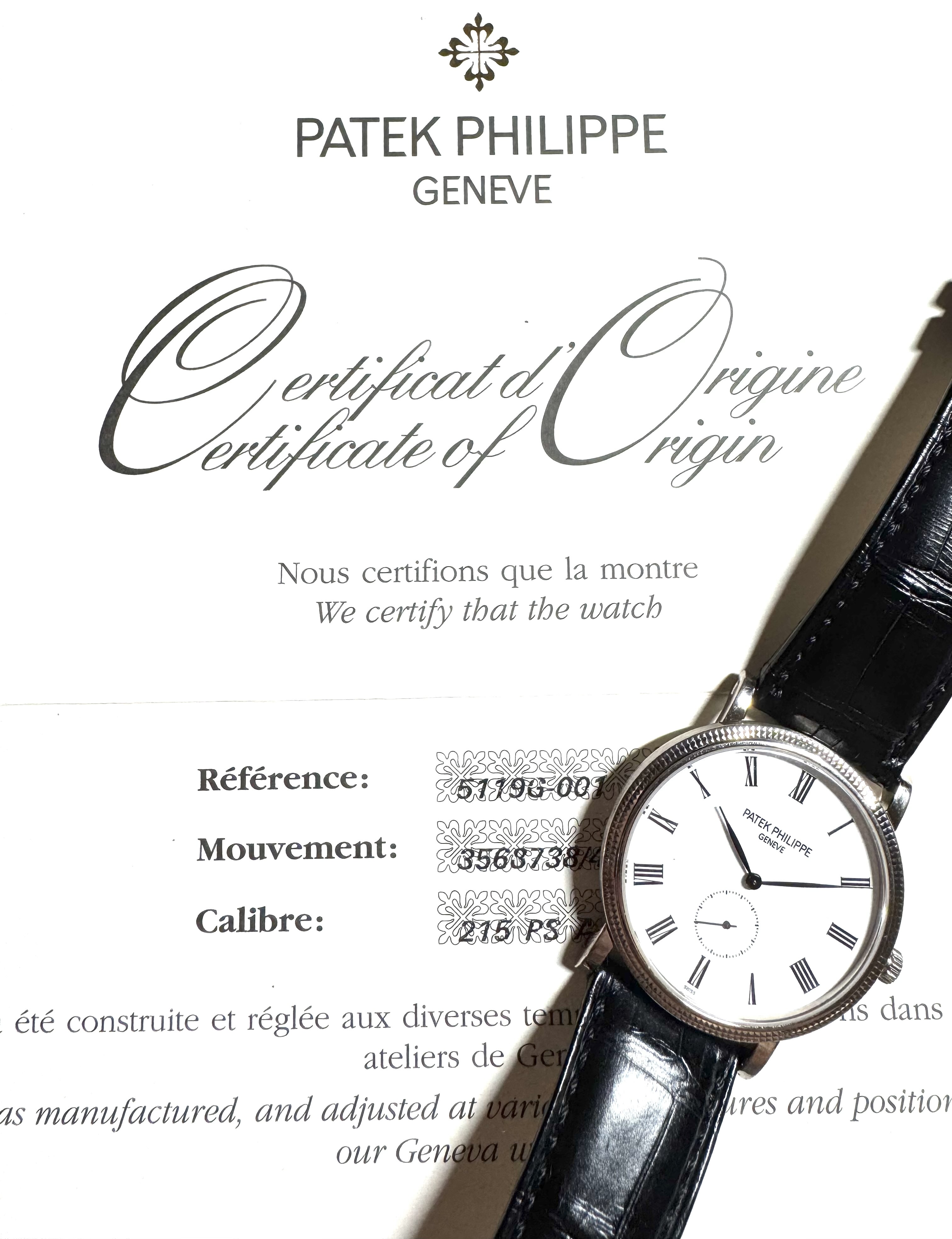 Patek Philippe Calatrava Clou de Paris 36 mm de 2019 Full set – Révision juillet 2025-2