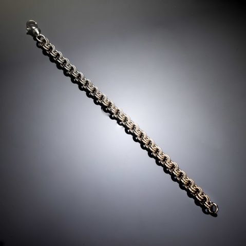 Bracelet vintage or gris