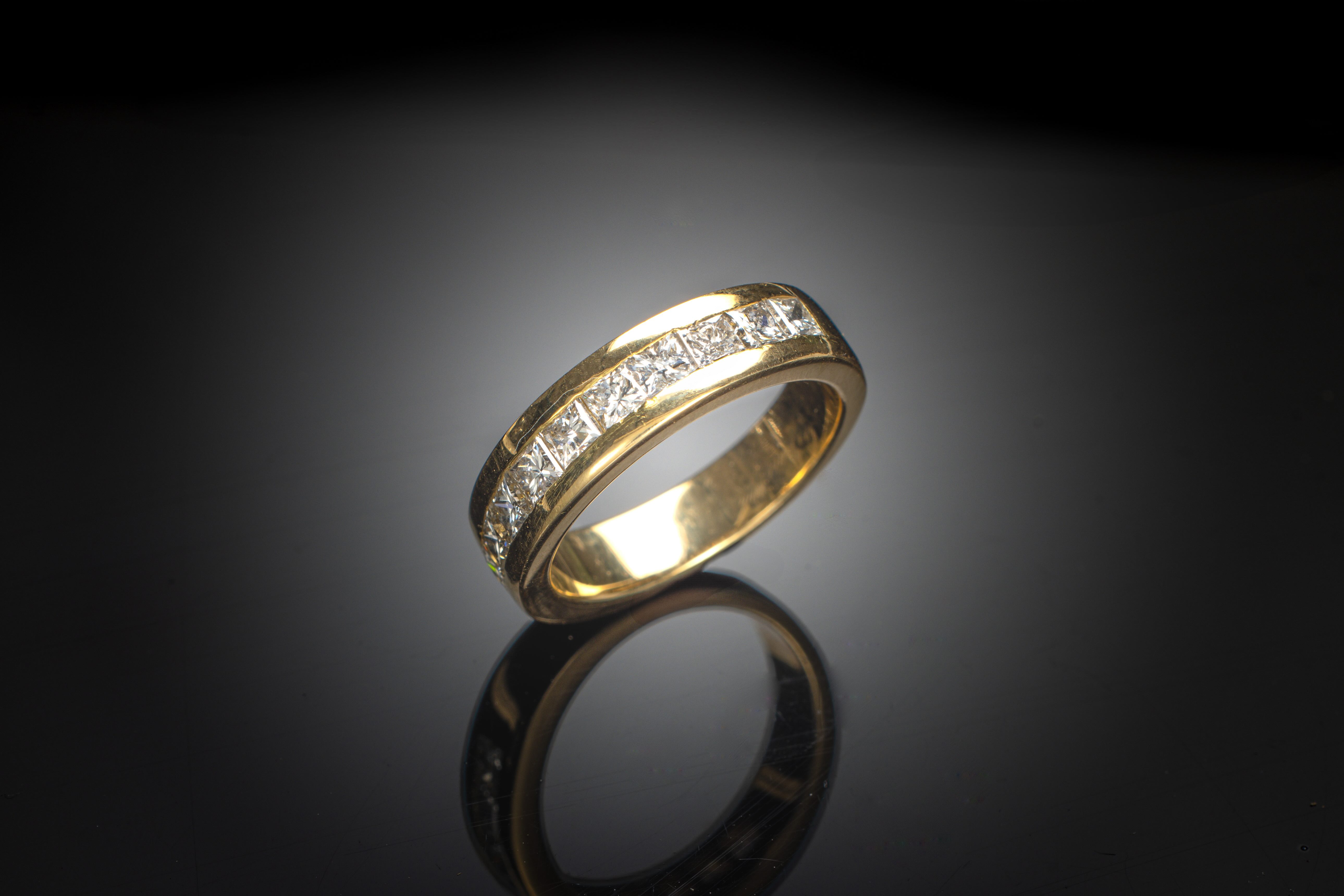 Alliance diamants princesse (1,50 carat)-1
