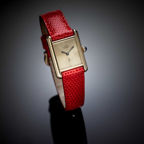Montre Cartier Tank lady mécanique vintage (1981) Full st – Révision avril 2025