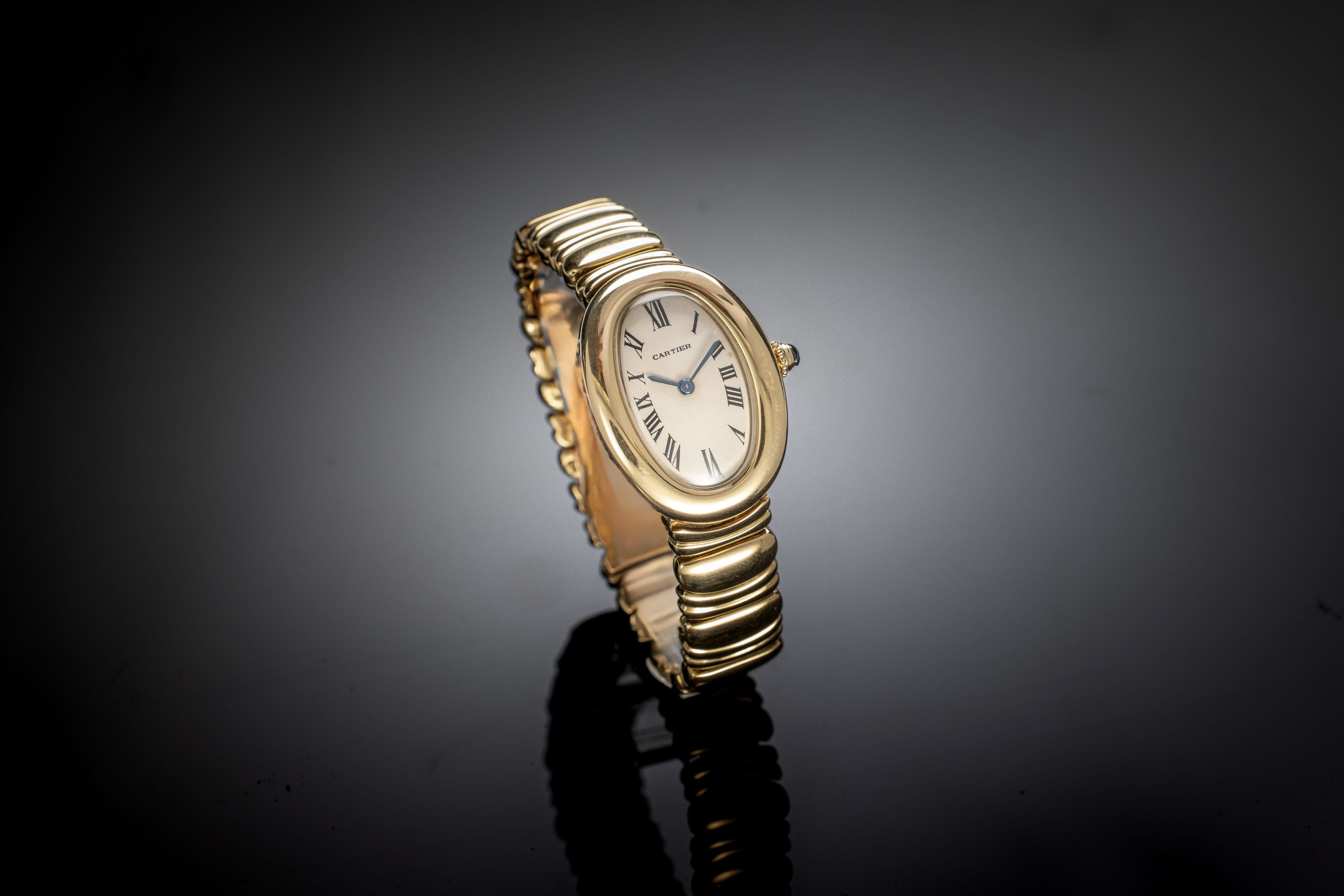 Montre Cartier Baignoire bracelet or-1