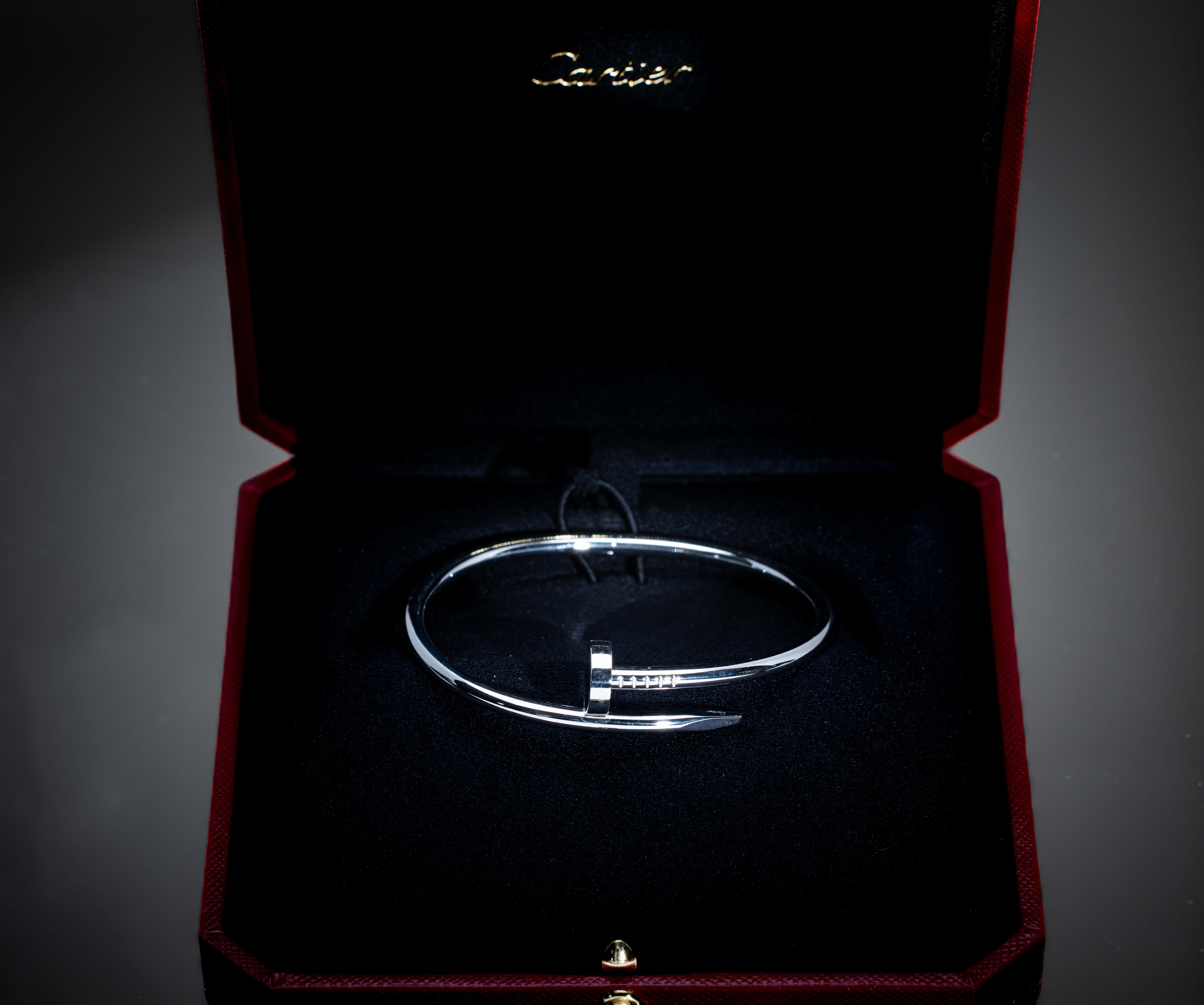 Bracelet Cartier Juste un clou en or gris-1