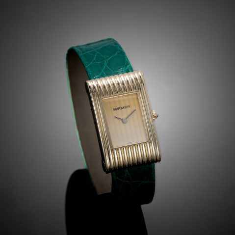 Montre Boucheron Reflet or (avec 7 bracelets complémentaires)