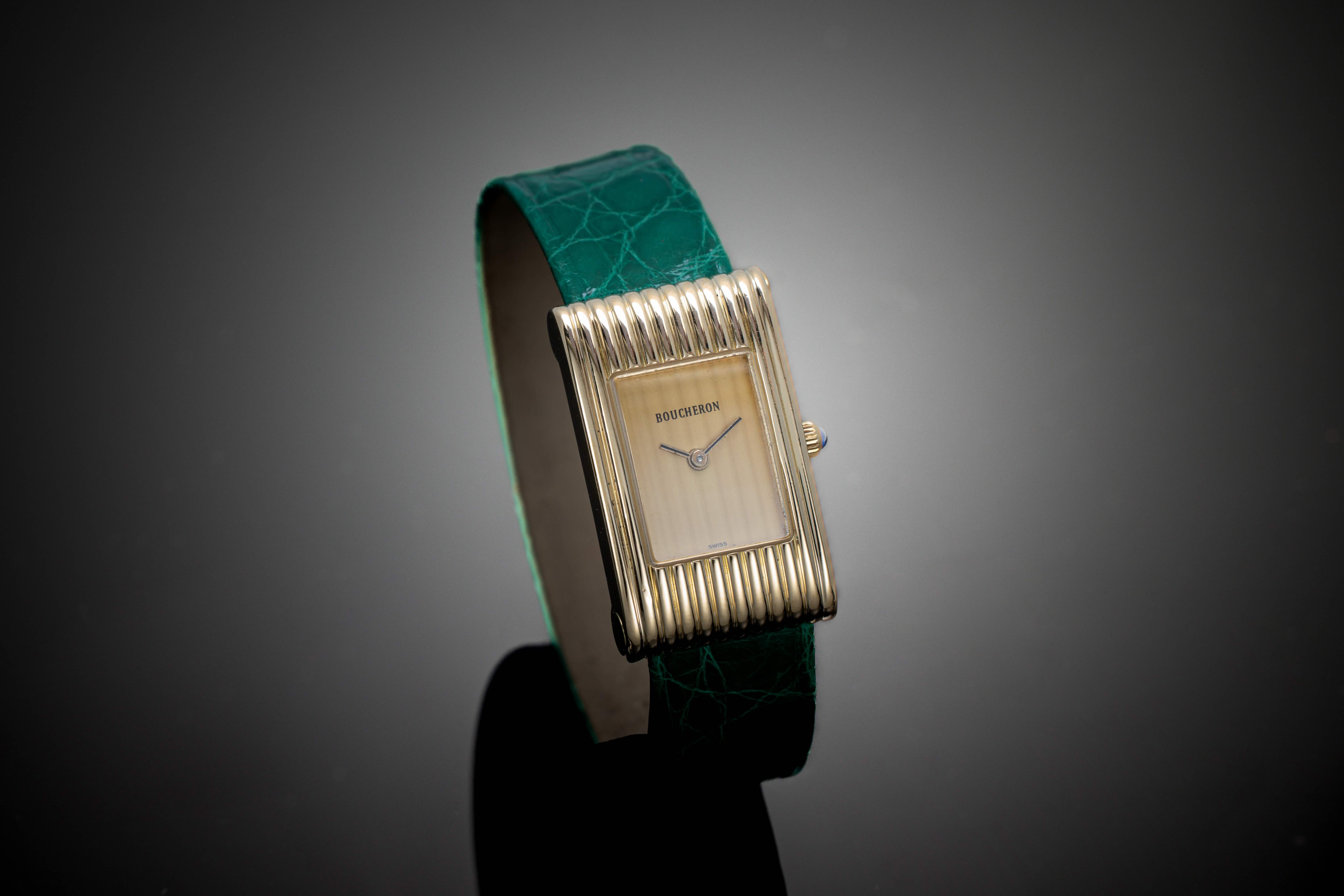 Montre Boucheron Reflet or (avec 7 bracelets complémentaires)