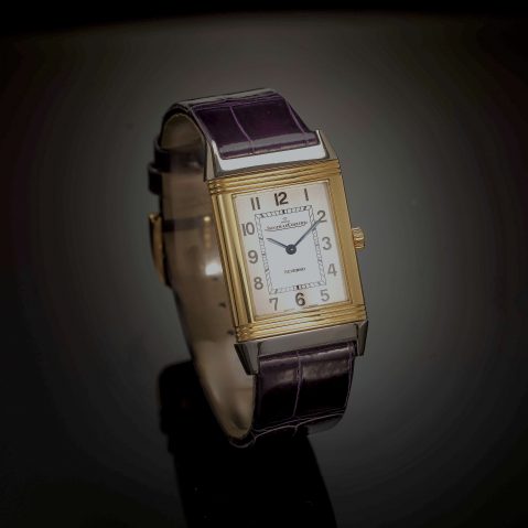 Montre Jaeger-LeCoultre Reverso classique or acier