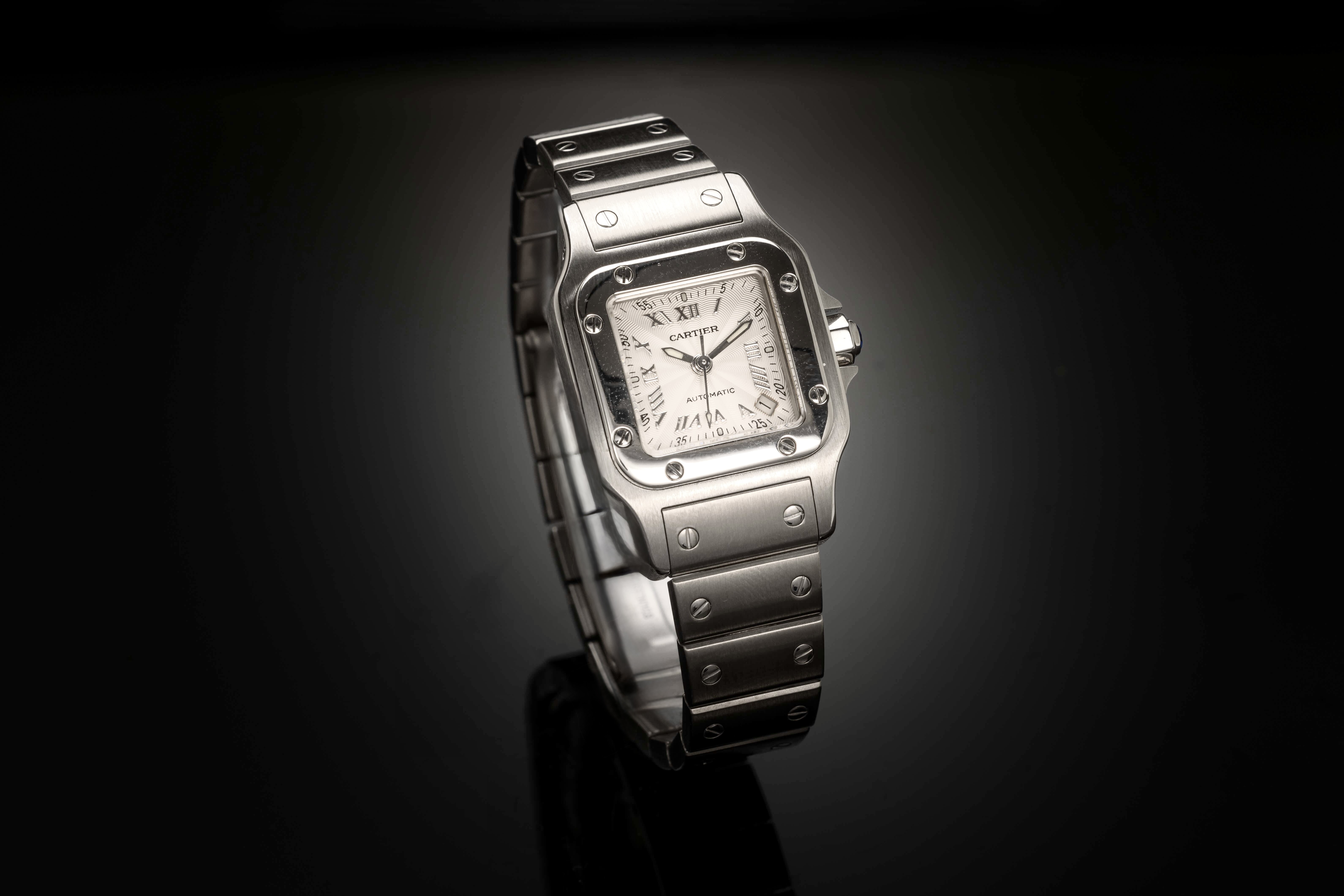 Montre Cartier Santos Galbée Lady automatique-1