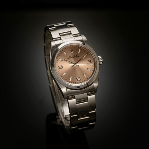 Montre Rolex Oyster Perpetual lady cadran saumon 31 mm