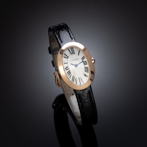 Montre Cartier Baignoire or rose