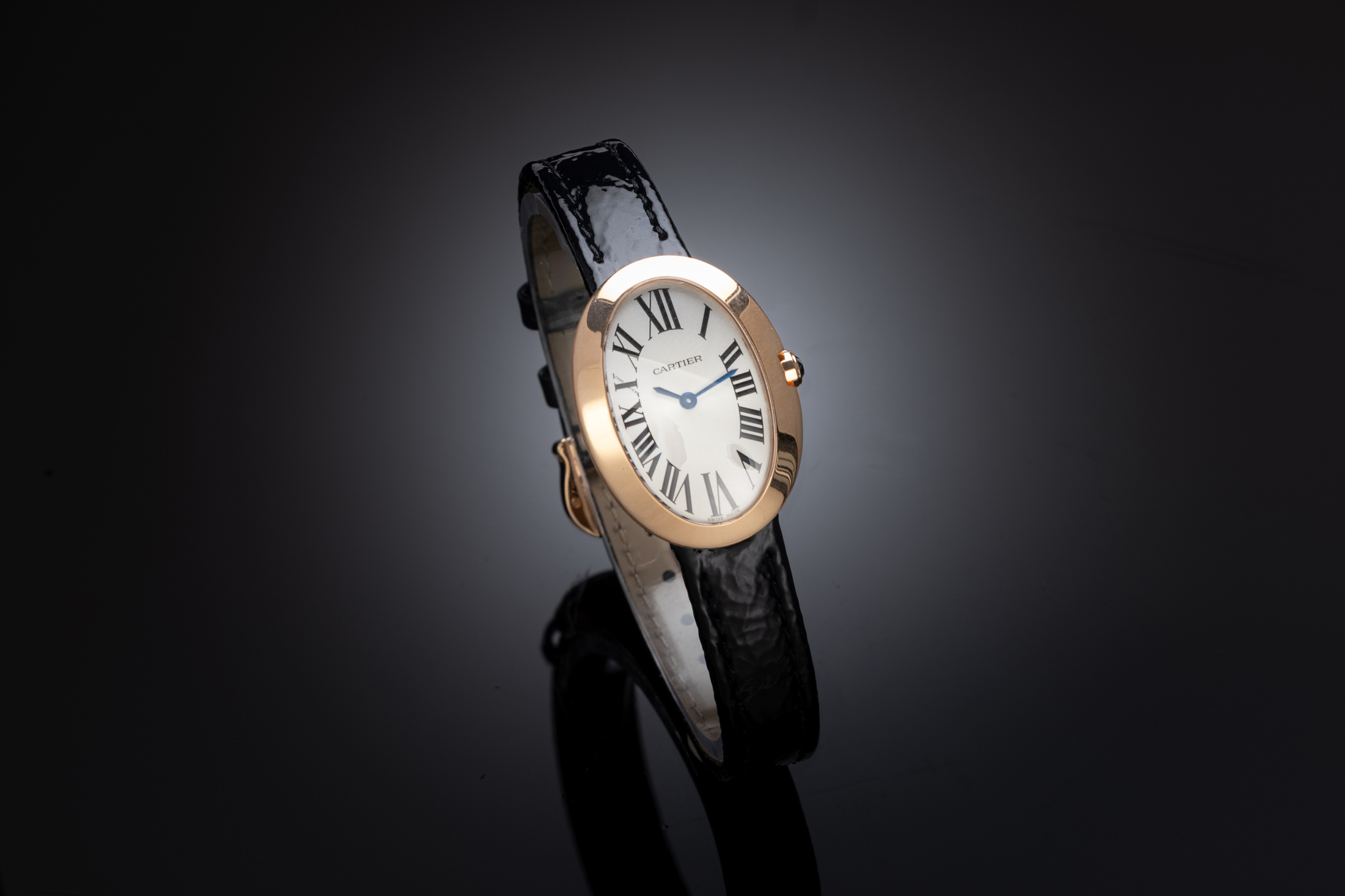 Montre Cartier Baignoire or rose-1