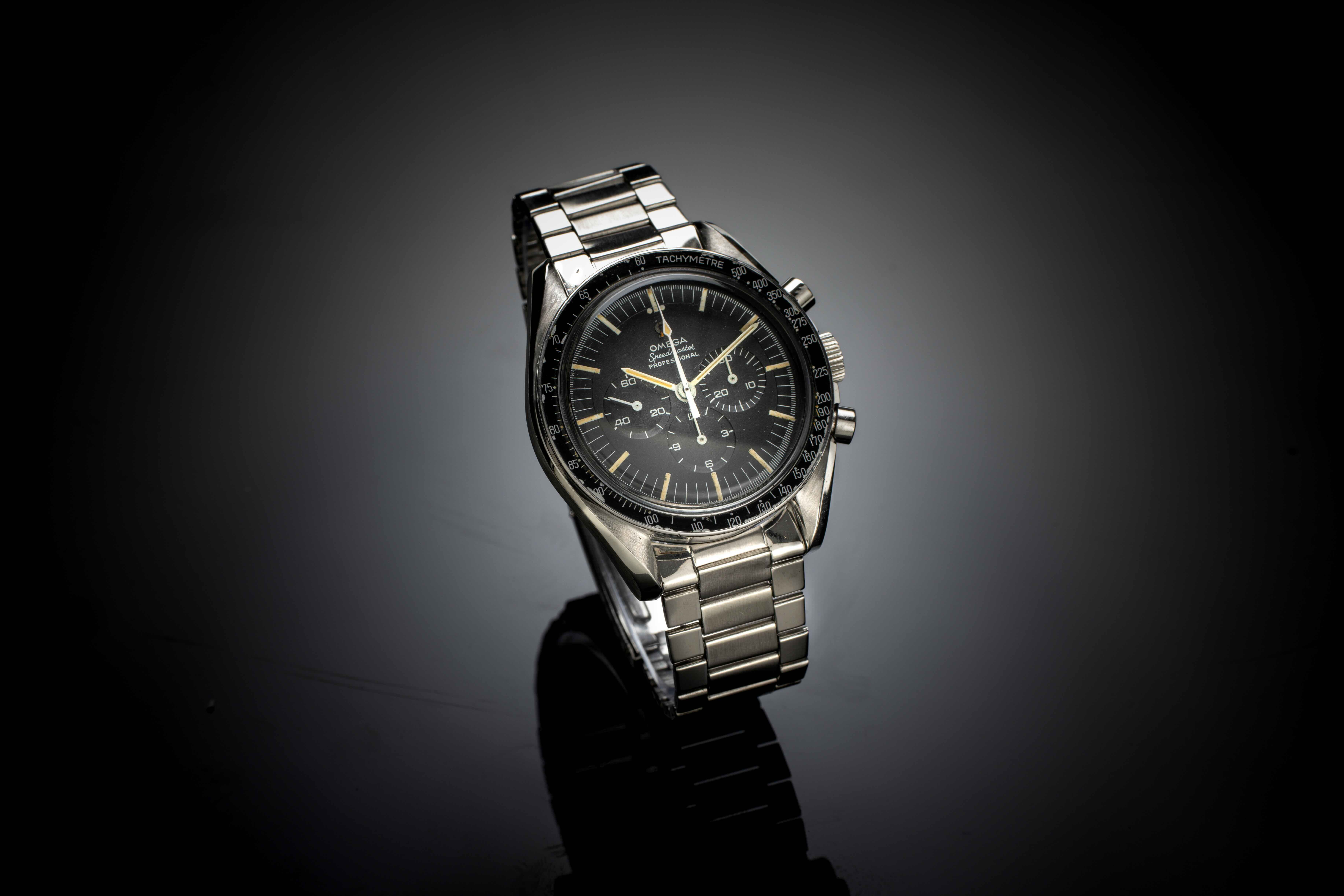 Montre Omega Speedmaster Professional 105.012-66 1967 / 1968 avec son bracelet original et son écrin – Révision mai 2025-1