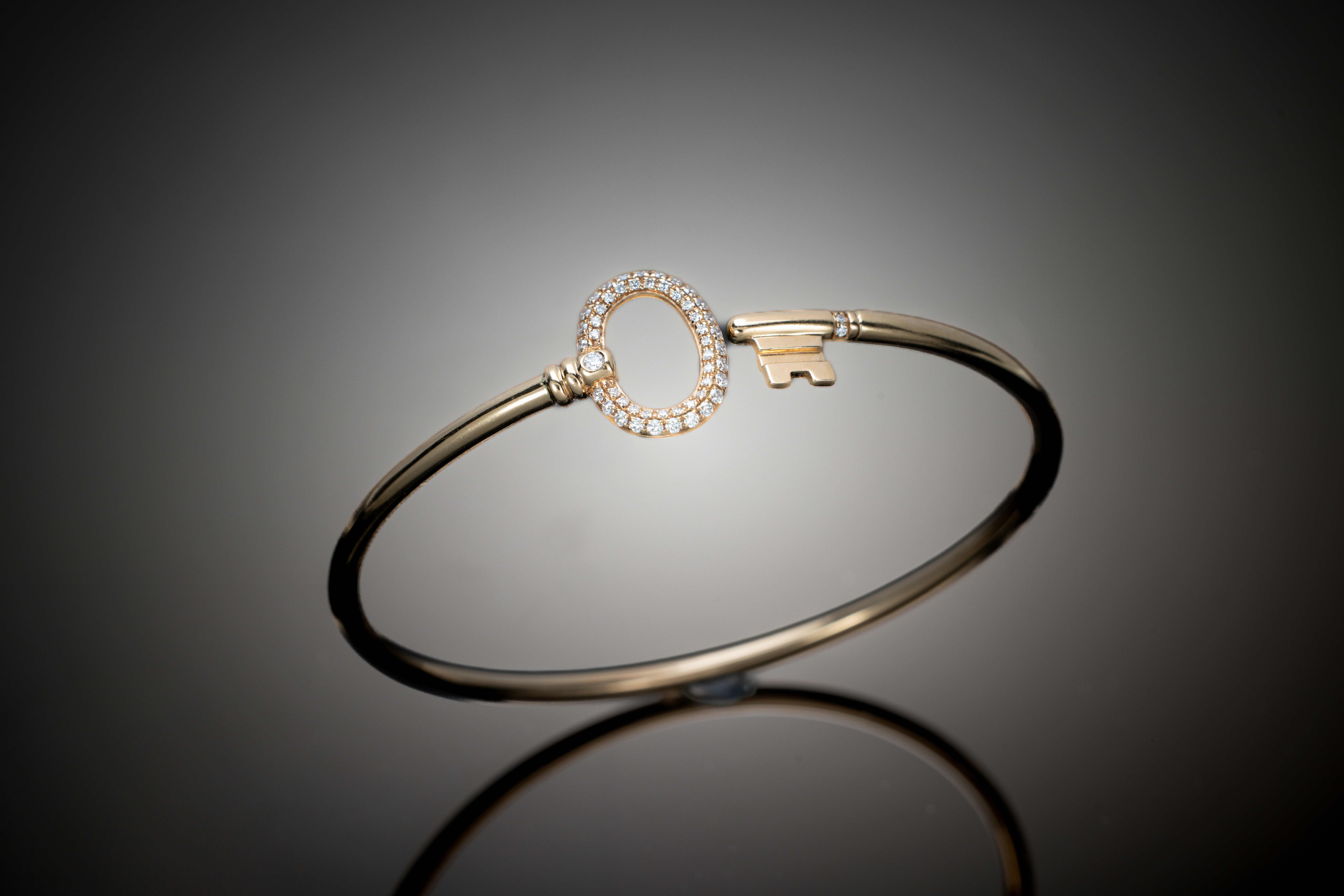 Bracelet Tiffany clef diamants-1