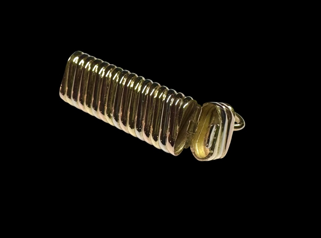 Pendentif Cartier vintage 3 ors ouvrant-3