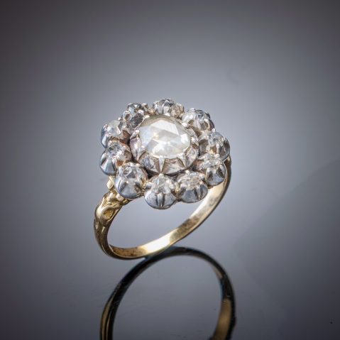 Bague diamants fin XVIIIe siècle – début XIXe siècle