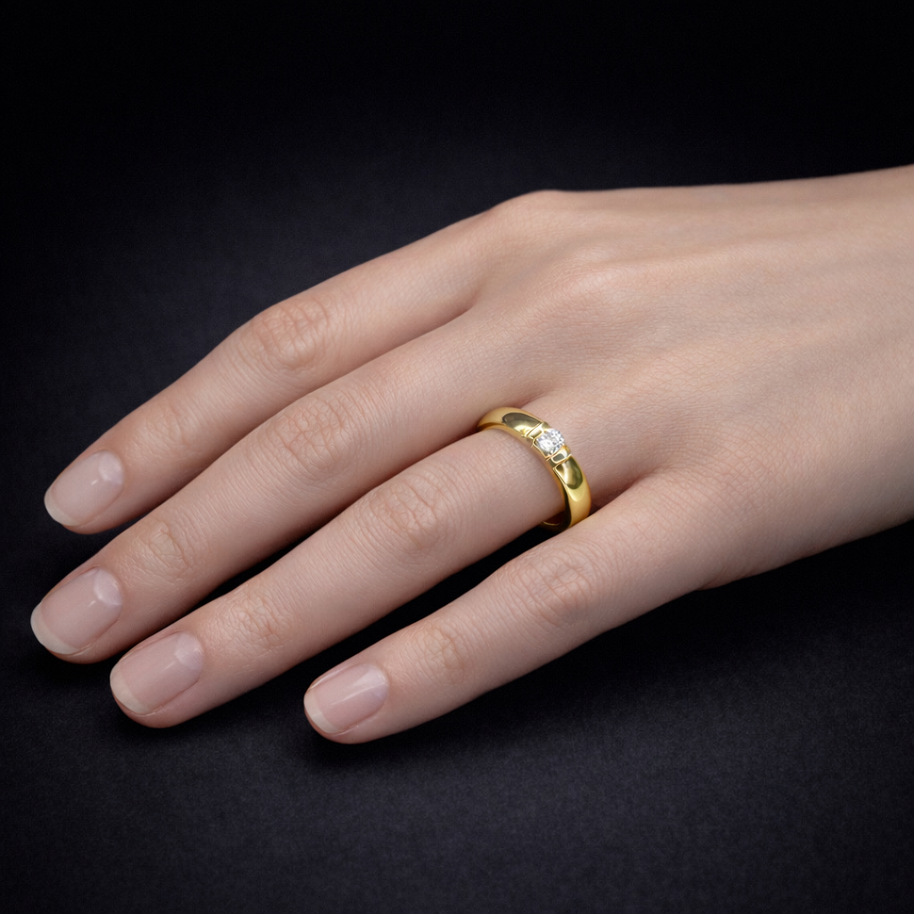 Bague solitaire Chaumet diamant-2