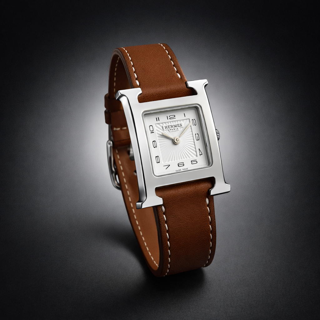 Montre Hermès Heure H – Full set (papiers d’origine et écrin de la marque)