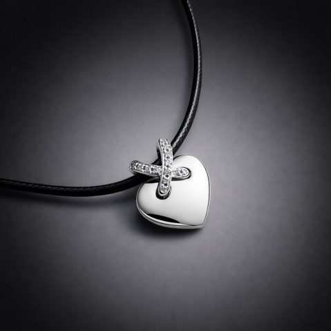 Pendentif Chaumet Liens Cœur diamants