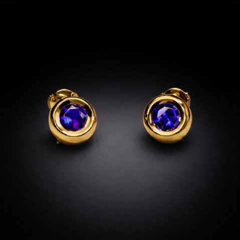 Boucles d’oreilles Dinh Van iolites