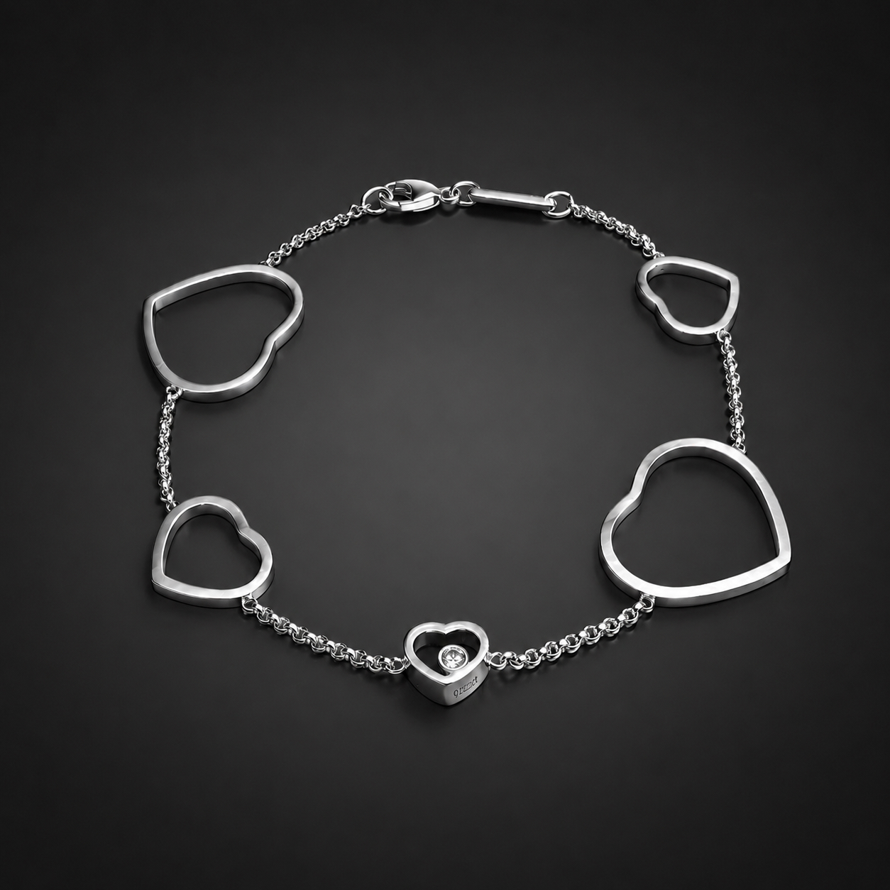 Bracelet Chopard diamant Happy Hearts-1