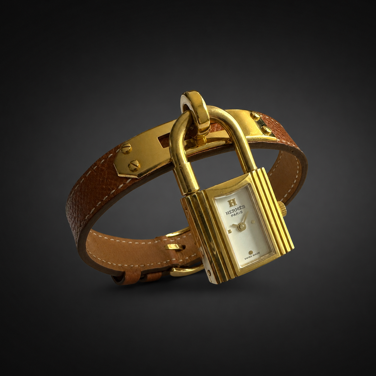 Montre Hermès Kelly avec son écrin-1