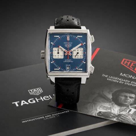 Montre Tag Heuer Monaco Calibre 11 – Full set (documents d’origine et écrin) – Révision avril 2026