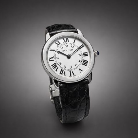 Montre Cartier ronde solo