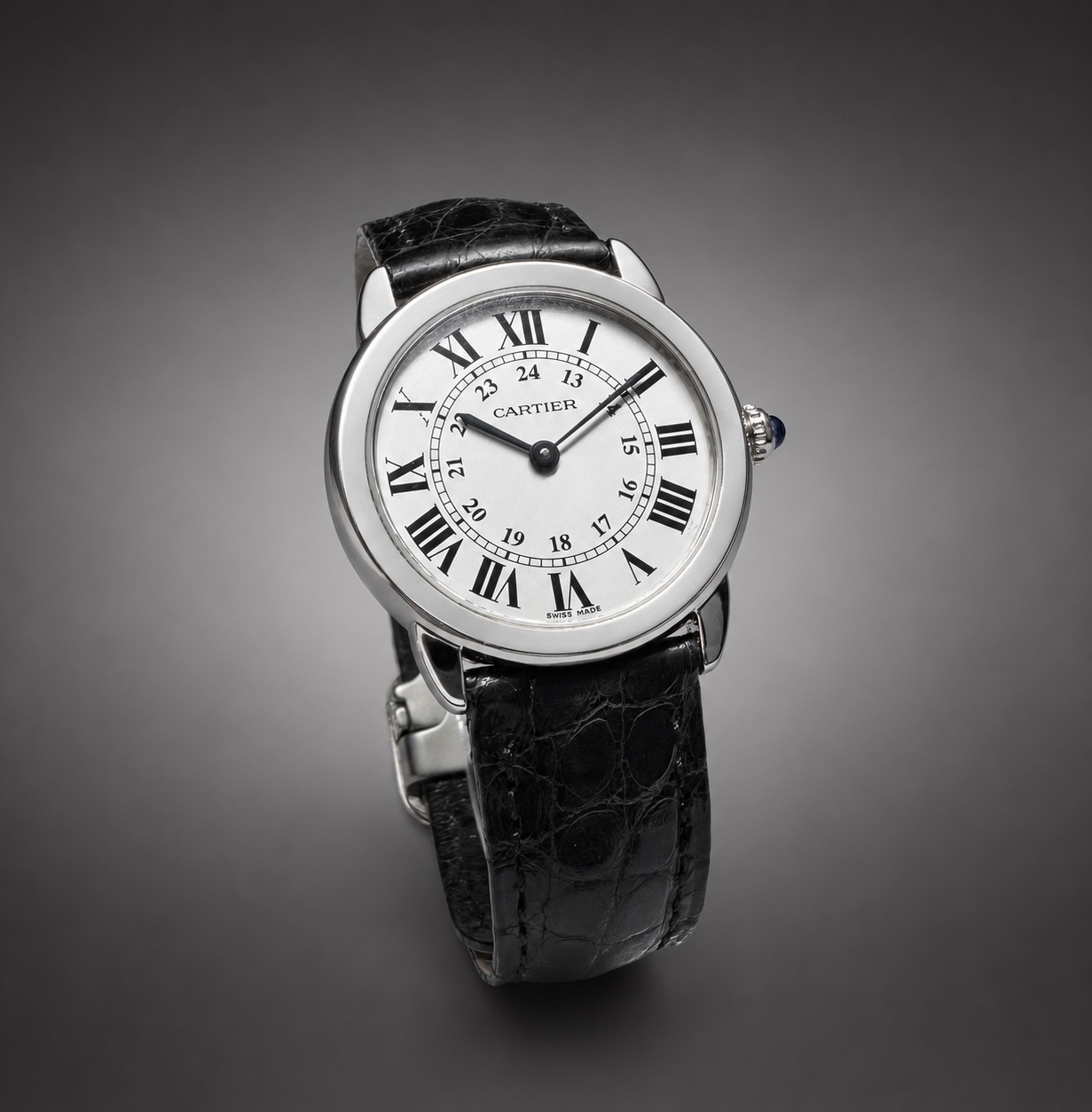 Montre Cartier ronde solo-1