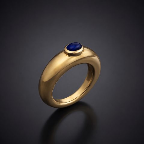 Bague Chaumet saphir cabochon