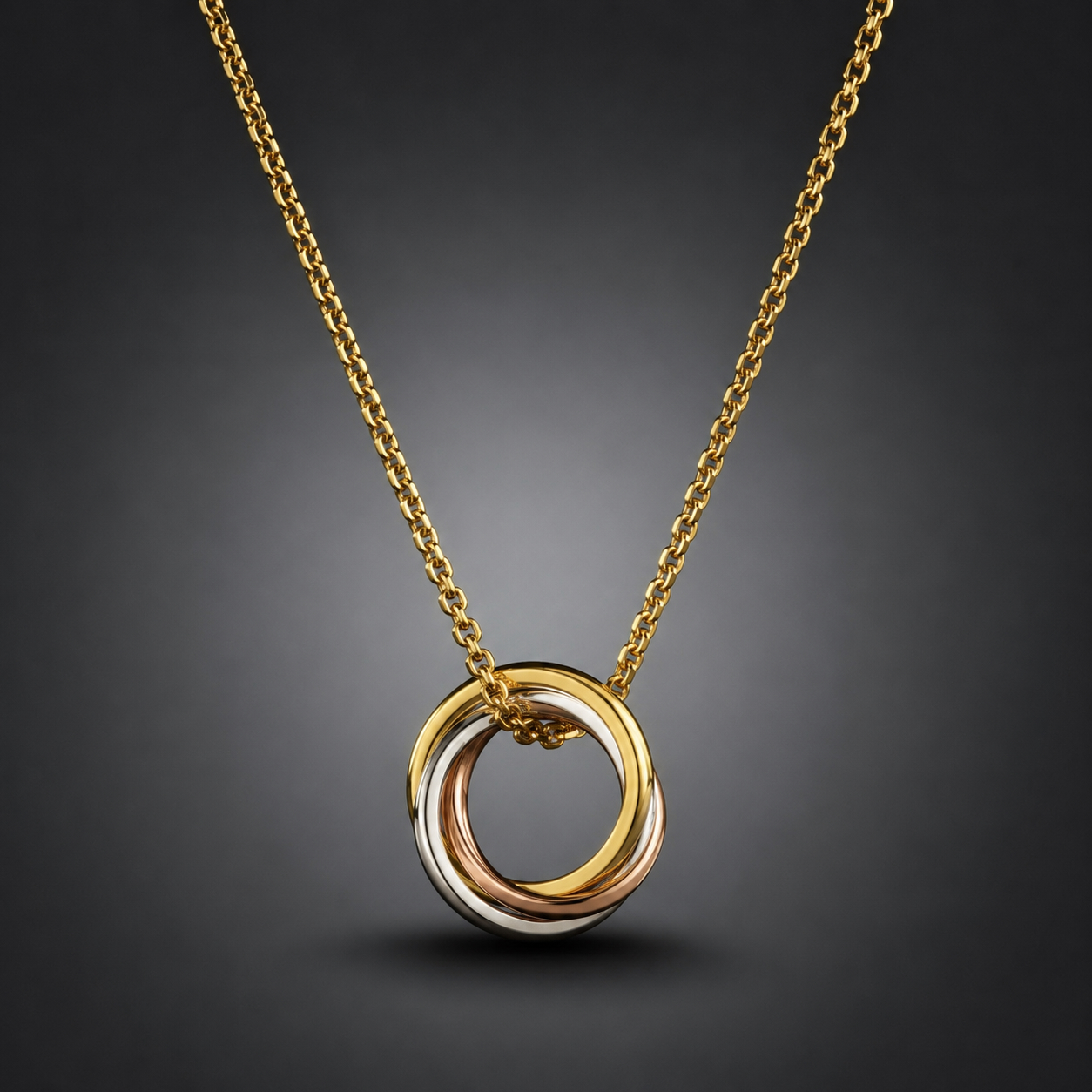 Pendentif Cartier Trinity vintage-1