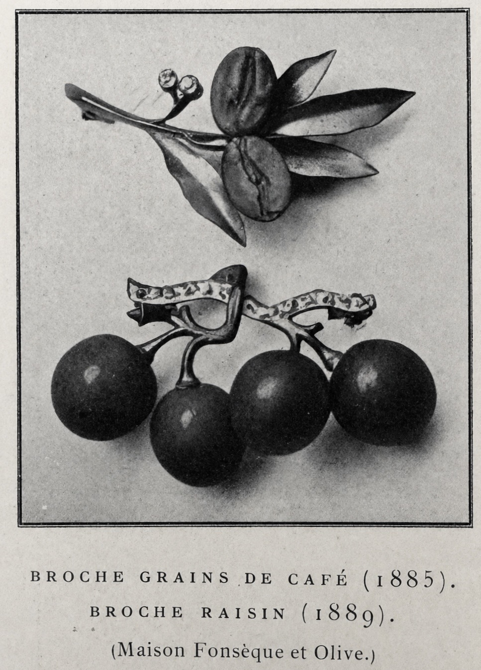 Importante broche-pendentif de George Fonsèque, vers 1905, en or, émail, aigues-marines et topaze, dimensions : 8 cm x 5,4 cm, accompagnée d&rsquo;un certificat de gemmologie-3
