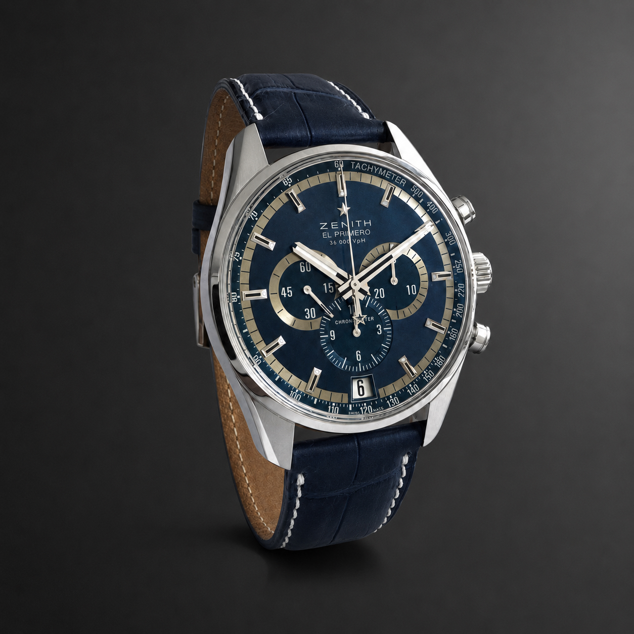 Zenith El Primero 36&rsquo;000 VpHCharles Vermot Limited Edition N°163 – Full set (papiers d’origine, garantie…) – Révision juin 2026-1