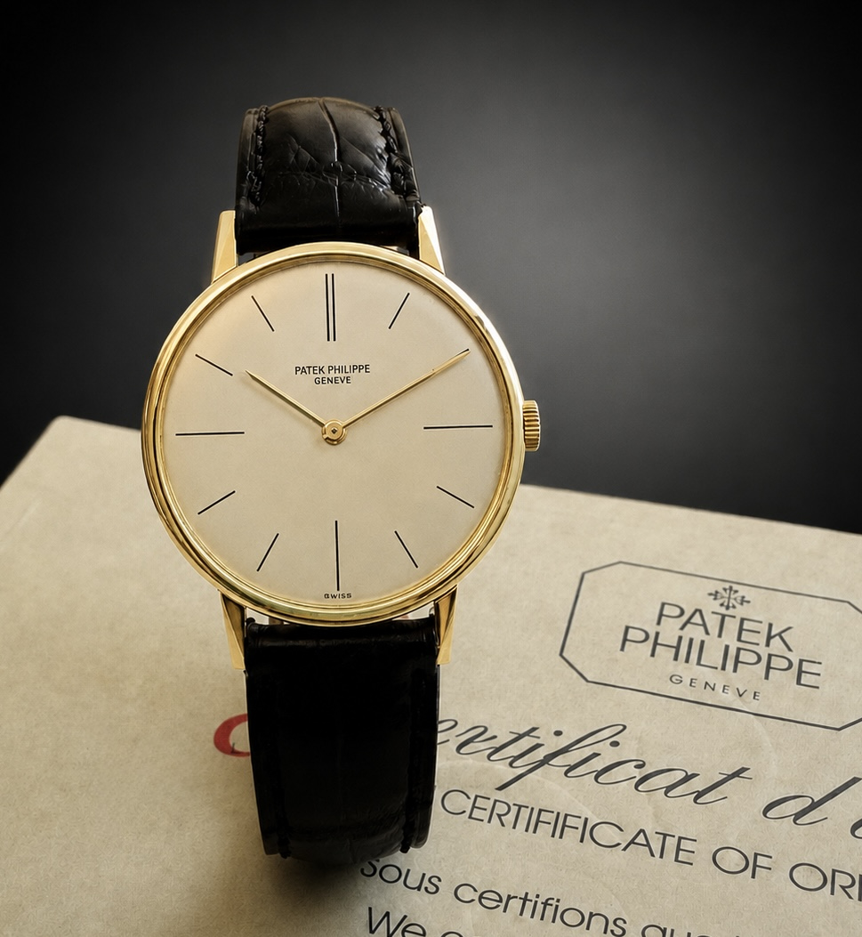 Montre Patek Philippe vintage avec certificat d’origine et écrin – Révision juin 2026-1