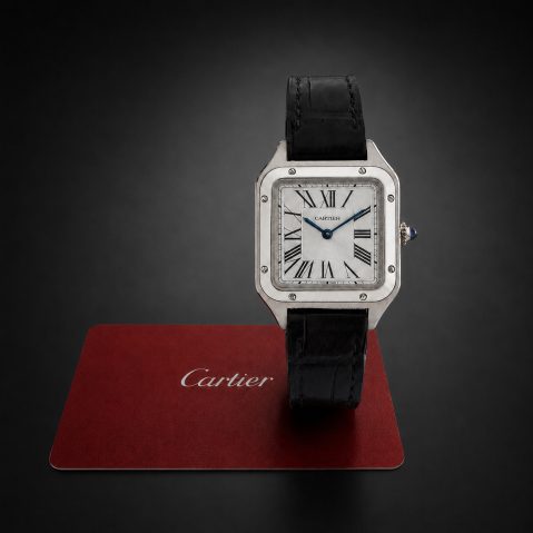 Montre Cartier Santos Dumont – Fill set : carte de garantie et écrin
