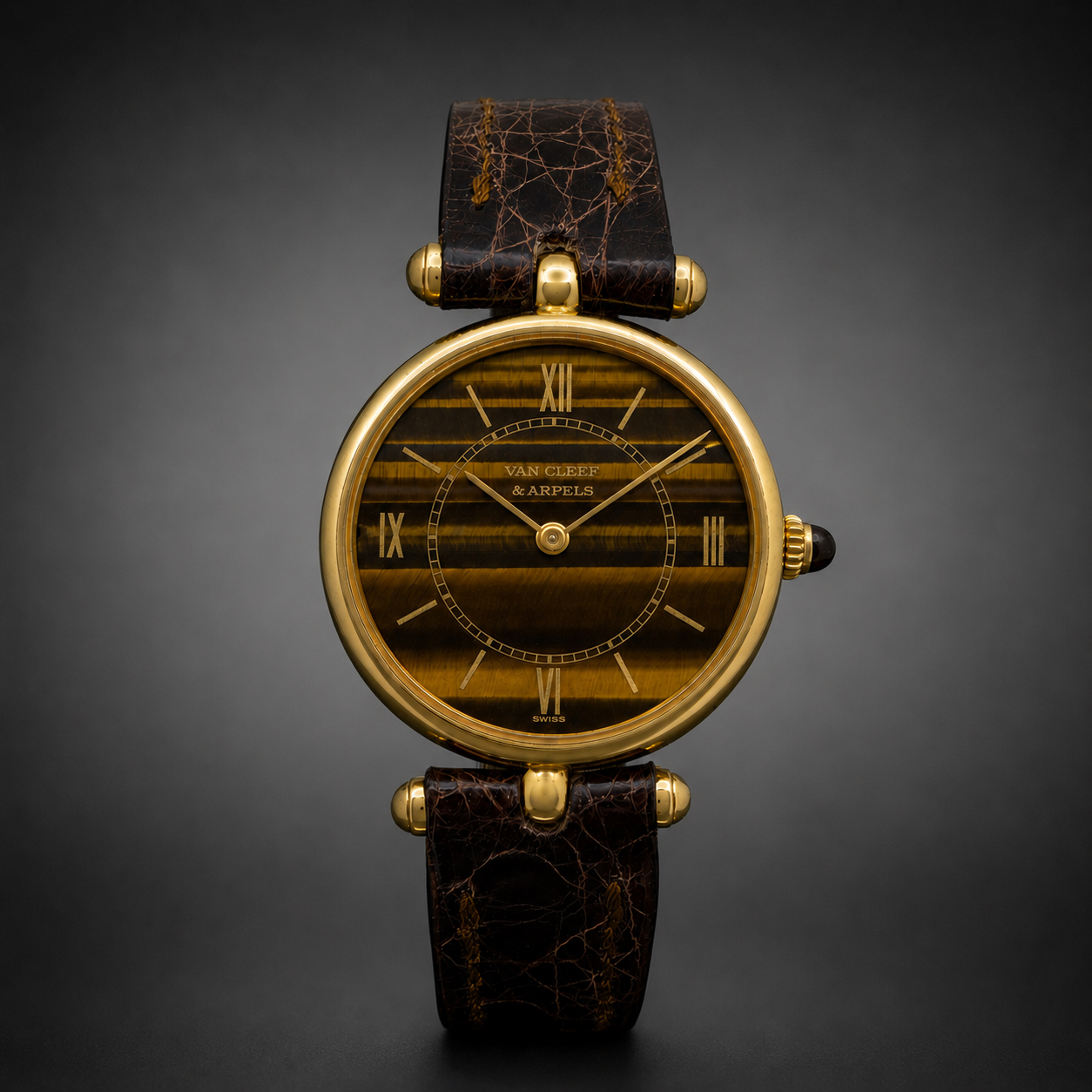Montre Van Cleef & Arpels / Piaget vintage « La Collection » cadran œil de tigre – Mouvement mécanique –  Révision juillet 2026-1