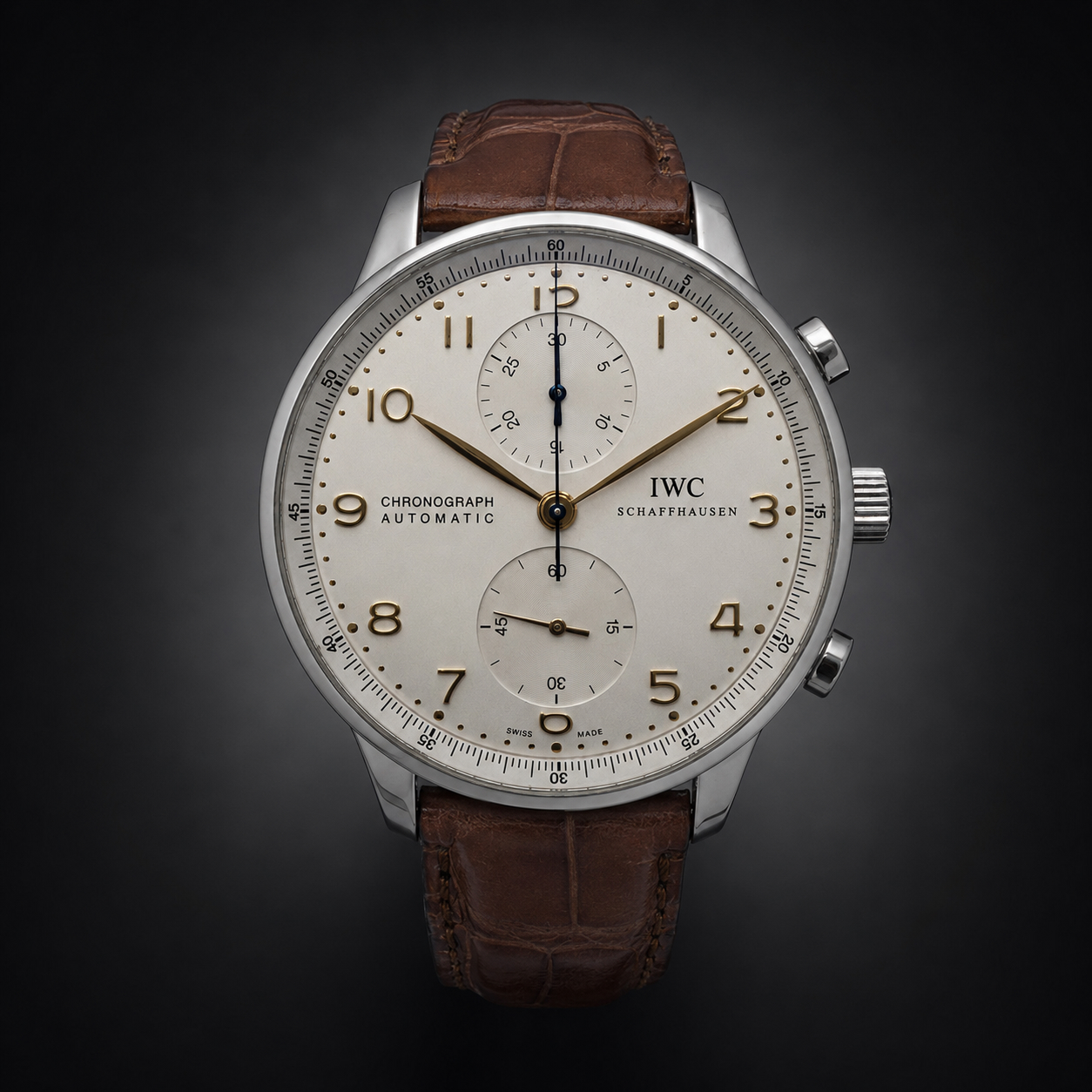 Montre IWC Portuguese Chronograph – Full set (papiers d’origine et écrin) – Révision mai 2026-1